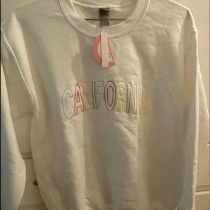 “California” sweatshirt NWT